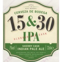 Cerveza rubia de bodega India Pale Ale 15&30 - Club del Gourmet El Corte Inglés
