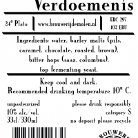 Hel & Verdoemenis Imp. Stout 10,2% - Zombier