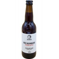 Guineu Red Numbers - Beer Shelf