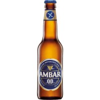 Cerveza sin alcohol 0.0% AMBAR PREMIUM pack 6 uds..x 25 cl. - Alcampo