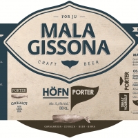 Mala Gissona Höfn Porter 33cl - Beer Sapiens