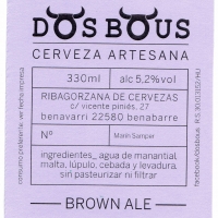 Dos Bous Brown Ale Cerveza... - AVI Selection