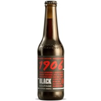 Cerveza Estrella Galicia 1906 Black Coupage. Caja de 24 tercios. - Vinopremier