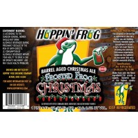 Hoppin’ Frog Barrel Aged Frosted Frog Christmas Ale 