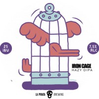 La Pirata  Iron Cage DIPA  440ml - Craft Beer Rockstars
