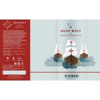 Cierzo Brewing NEUE WELT 4,5 ABV can 440 ml - Cerveceo