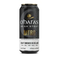 OHaras - Nitro Stout 440ml Can 4.3% ABV - Craft Central