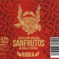 SanFrutos Rubia Botella 33cl. - Cervezas y Licores Gourmet