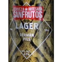 SANFRUTOS - LAGER x Botella 33cl - Clandestino