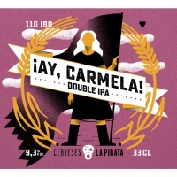 La Pirata Ay Carmela Cerveza Doble IPA 24x33 - MilCervezas