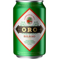 ORO cerveza tostada sin filtrar de Bilbao lata 33 cl - Supermercado El Corte Inglés
