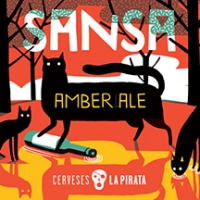 Cerveza SANSA Amber Ale, La Pirata - Alacena De La Vega