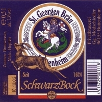 St. Georgen Bräu Schwarzbock 