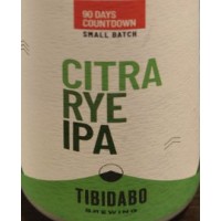 Tibidabo Brewing Citra Rye IPA