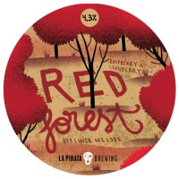 LA PIRATA RED FOREST (Berliner Weisse) 4,3%ABV AMPOLLA 33cl - Gourmetic