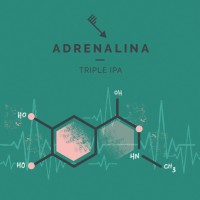 CIERZO - ADRENALINA - Hazy Triple IPA 11% x LATA 44cl - Clandestino