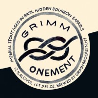 Grimm Artisanal Ales Onement: Basil Hayden 