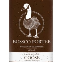 Goose  Caja de 6 -33cl - BOSSCO PORTER - La Granja de Goose