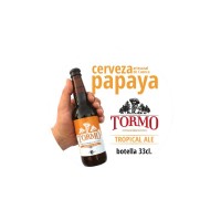 Cerveza Tormo Papaya Tropical Ale - Sabores de la Mancha