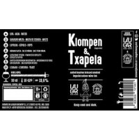 Laugar KLOMPEN & TXAPELA (botella 33cl, caja completa 24ud) - Laugar Brewery