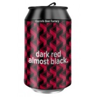 Castello Beer Factory Dark Red Almost Black 