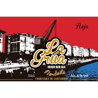LA GRUA IRISH RED ALE 330ML - Mas Que Cervezas