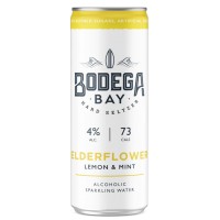 Bodega Bay Hard Seltzer Elderflower Lemon & Mint
