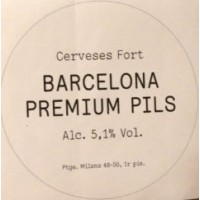 Fort Cerveza Artesana Barcelona Pils - OKasional Beer