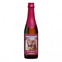 TIMMERMANS Strawberry Lambic cerveza especial afrutada belga sabor fresa botella 33 cl - Supermercado El Corte Inglés