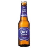 Free Damm 0.0% alcohol free beer 330ml, - The Alcohol Free Co