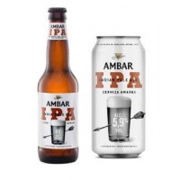 Cerveza Premium extra lúpulo AMBAR IPA botella 33 cl. - Alcampo
