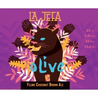 La Jefa Olive Feline Choconut Brown Ale - Cervezas Canarias