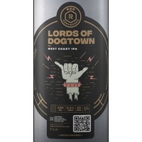 Red Cervecera  Lords of Dogtown West Coast IPA - Barra Grau