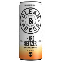 BrewDog Hard Seltzer Clean and Press: White Peach & Mango 33 Cl.  (lattina) - 1001Birre