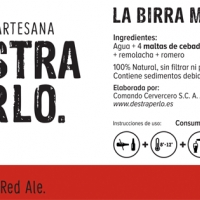 Cerveza Artesana Destraperlo Colorá Red Ale de Jerez - Fuego y Sal