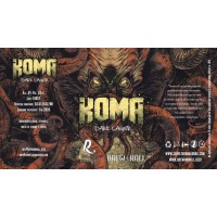 Pack 12 Koma Dark Lager +CD La Fiera Nunca Duerme - Cerveza Rondadora - Rondadora