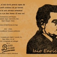 Cerveza artesana Iaio Enric - Disevil