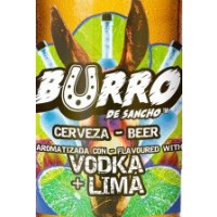 BURRO de Sancho Vodka y Lima br span12 o 24 Botellas brBotella 33 cl - 5,9% vol. span - La Sagra