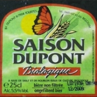 Saison Dupont Biologique - De Biertonne