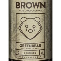 Green Bear Brown Hemp Chocolate Stout 