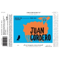 Insurgente Juan Cordero  Pale Ale - The Beertual Pub