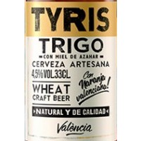 TYRIS cerveza rubia de trigo artesana de Valencia con miel de azahar y naranja valenciana botella 33 cl - Supermercado El Corte Inglés