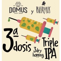 Domus & Bierhaus Tercera Dosis TDH Triple IPA 33cl - Beer Sapiens