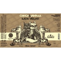 Choco & Vanilla Black Velvet  Rapaces Night Hunters Brewing Co., La Quince Brewing & Guineu Craft Beer - La Abadía Alcorcón - La Despensa Del Abad