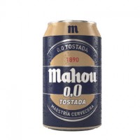 Cerveza Mahou 0,0 sin alcohol tostada lata 33 cl. - Carrefour España