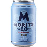 AIGUA DE MORITZ 0,0 cerveza sin alcohol lata 33 cl - Supermercado El Corte Inglés