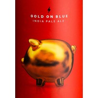Garage Beer Co Gold On Blue
