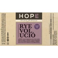 Cerveza RYEVOLUCIÓ (33cl - 6,2% Alc) - Hope