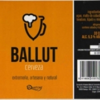 BALLUT Extremeña y Natural cerveza rubia artesana botella 33 cl - Supermercado El Corte Inglés