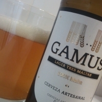 GAMUS Lager Tres Maltas cerveza artesana de Murcia 100% Malta botella 33 cl - Supermercado El Corte Inglés